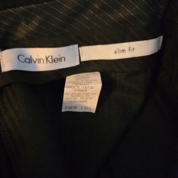 CALVIN KLEIN SLIM FIT 100% WOOL P38W X32 L - Picture 5 of 7